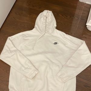 Classic white nike hoodie